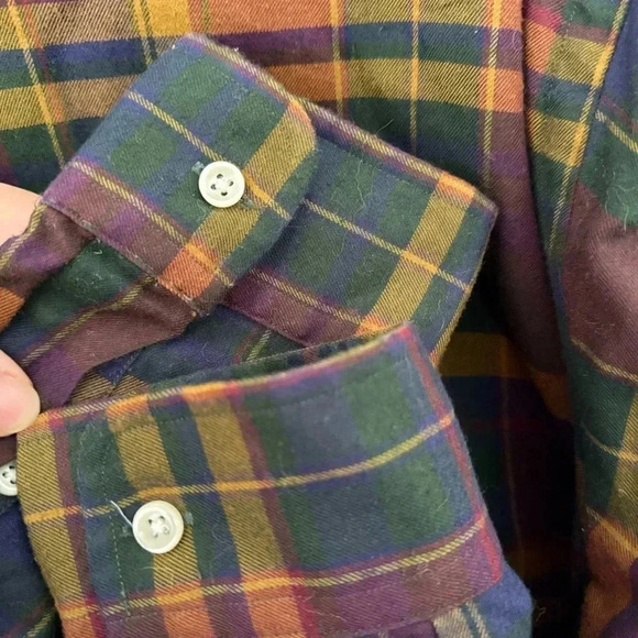 Ralph Lauren Blake 100% Cotton Tartan Plaid Button-Down Shirt Men's Size L - Picture 3 of 7